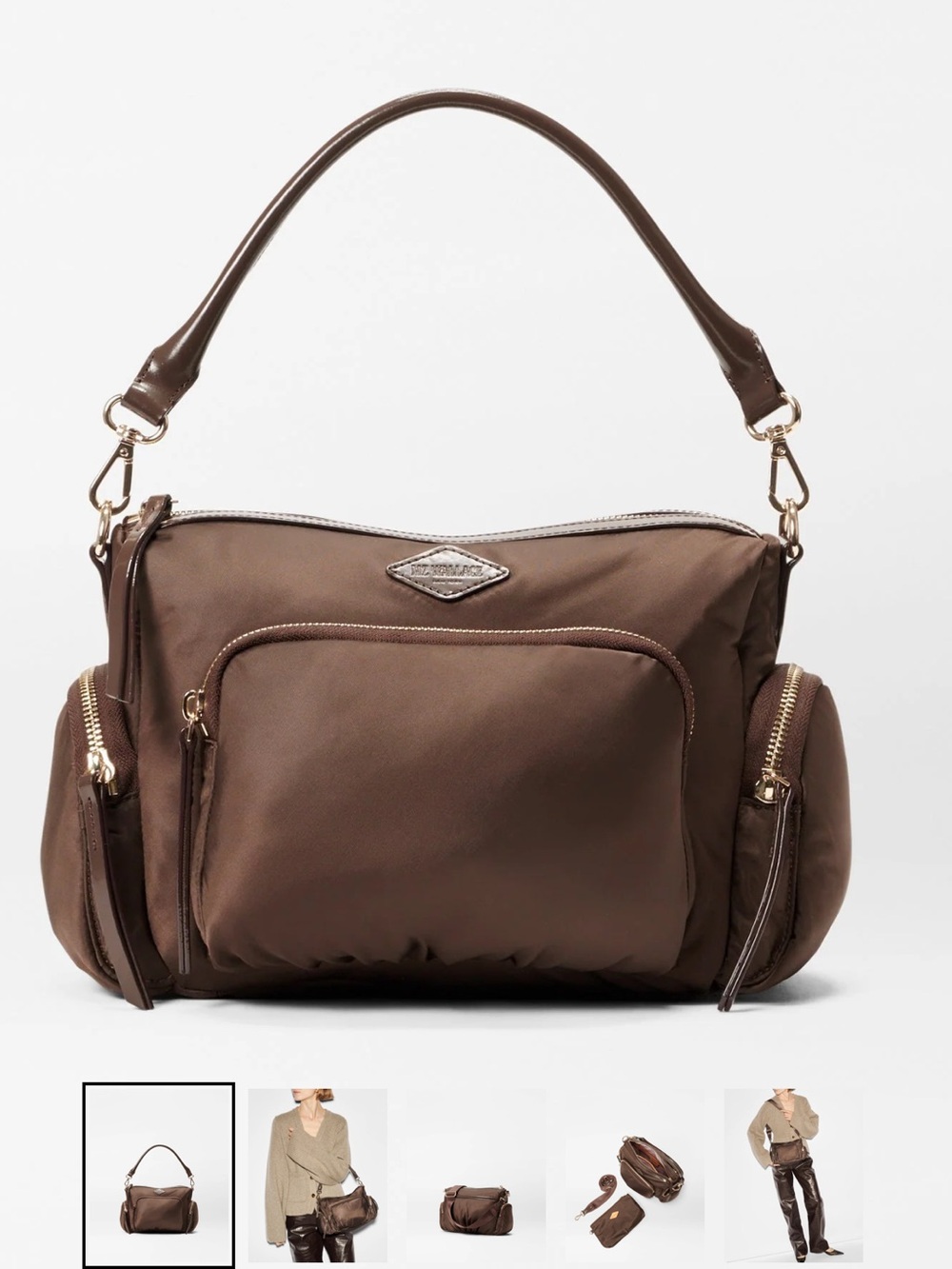MZ Wallace Chelsea Women’s Brown Bag -w 2 straps